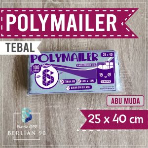 Plastik Polymailer Putih 25x40 cm isi 100 / Plastik Packing lem seal