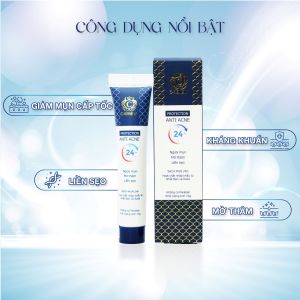Gel Ngừa Mụn C-RENEW Anti Acne 24 - Hiệu Quả Sạch Mụn Hết Thâm Chỉ Sau 24h ( TẶNG 1 Sữa rửa mặt C-RENEW ngừa mụn 50g)