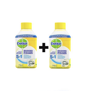 [1 แถม 1] Dettol น้ำยาล้างเครื่องซักผ้า ใช้ได้ทั้งฝาหน้าและฝาบน น้ํายาทําความสะอาดเครื่องซักผ้า 250ml