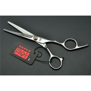 Imported from Japan Barber 6.0 inch scissors stainless steel 440C material All silver scissors hairdressing tools