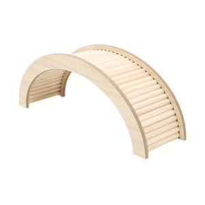 FLYING with Hiding Hole Hamster Climbing Ladder Small Smooth Hamster House Durable Pet Cage Decor Accessories for Guinea Pigs Rats Small Animals