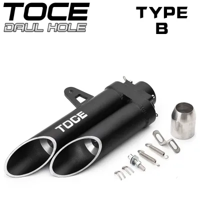 Exhaust Motorcycle Exhaust Muffler Pipe Moto Muffler Universel Toce Motorcycle Exhaust Pipe with DB Killer