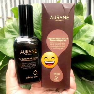 Tinh dầu serum dưỡng bóng phục hồi tóc Aurane Soft liss 125ml phục hồi tóc khô xơ hư tổn giữ màu bóng mượt..