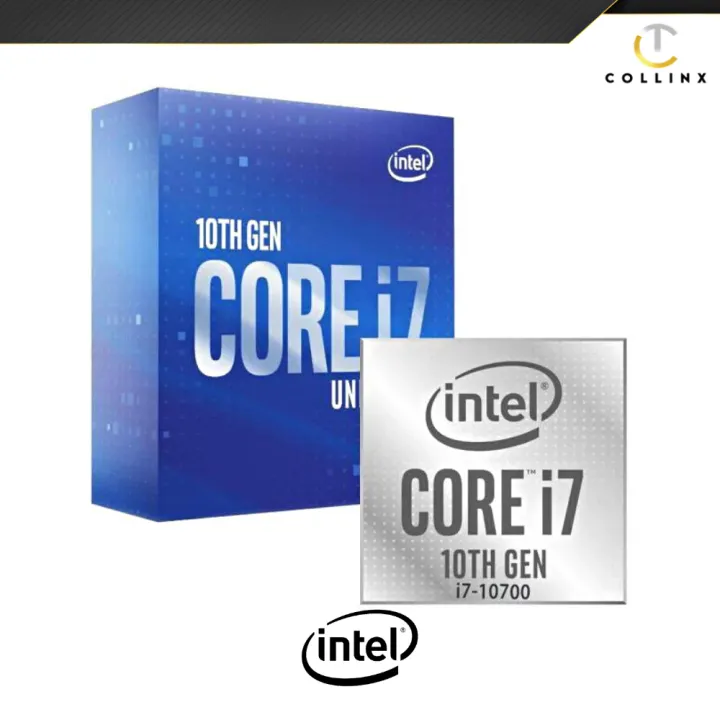 Intel Core i7 10700 10th Gen Box type Gaming Desktop Processor | 8 Cores  LGA 1200 DDR4 CPU | Built-in Graphics | For Gaming Work Streaming Editing  Office PC | Collinx Computer - Lazada | Lazada PH