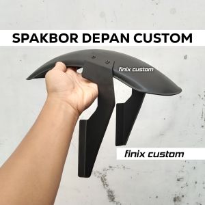 BREKET SPAKBOR DEPAN Motor Custom MODEL XSR 155 Untuk Semua Motor