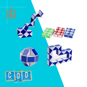 Permainan Puzzle Putar untuk Anak-anak Mainan/Mainan Puzzle Rubik Ular Mini
