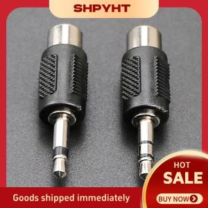 SHPYHT✨ 1Pc Mono Dual Channel Plug 3.5 To AV Adapter 3.5mm Audio Head Male To Lotus RCA Female Jack Conversion Head