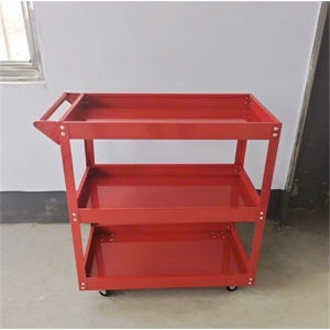 Bộ kệ đẩy dụng cụ sửa chữa 3 tầng chuyên dụng có bánh xe tiện lợi tải trọng 100kg
