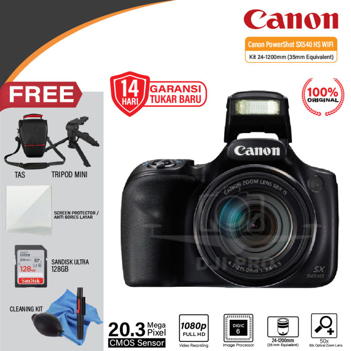 Kamera Canon PowerShot SX540 HS WIFI SX-540 Camera Semi Pro