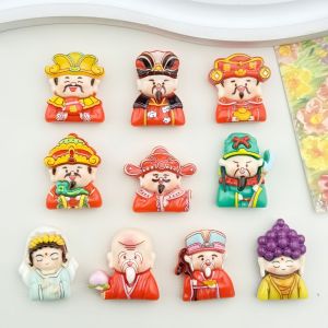 10 Charm Phong Thủy Phúc Lộc ThọThần TàiÔng TáoQuan Âm Phụ Kiện Trang Trí Dép Crocs charm tết