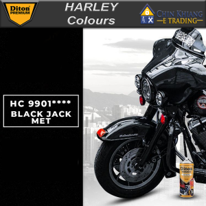 Diton Premium HC9901 Black Jack Met Harley Motorcycle Spray Paint 400ml