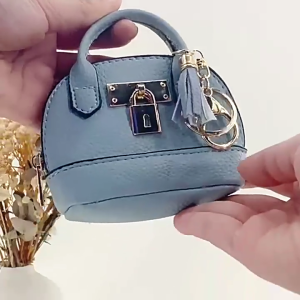 Túi nhỏ Keychain Ví chất liệu Da PU Túi đựng mỹ phẩm cho chìa khóa nữ son môi và chủ tổ chức sử dụng