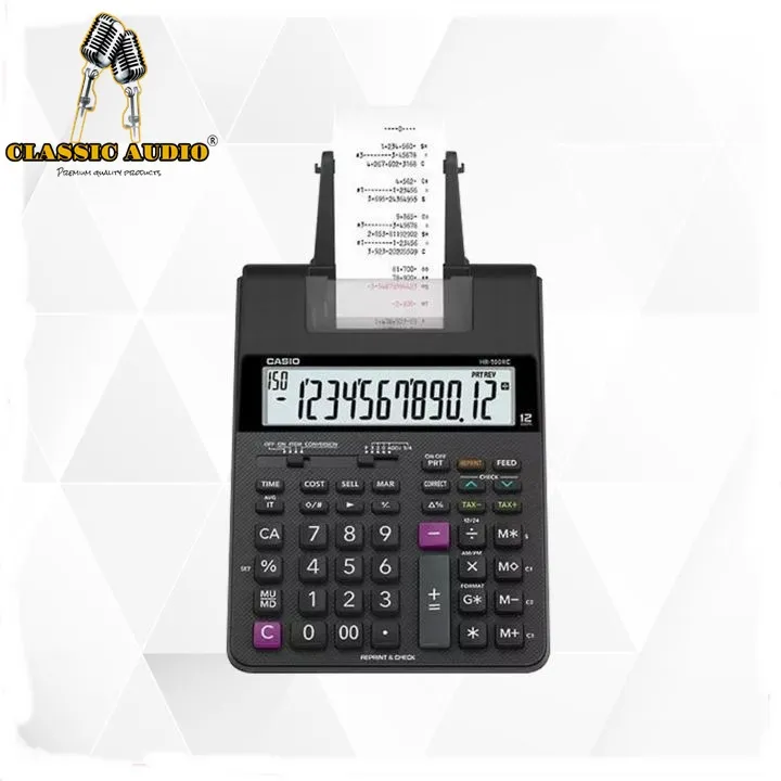 CASIO Printing Calculator Adding Machine HR-100RC Compact Type
