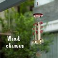 Lucky wind chimes，Wind Chimes Outdoor,wind chimes front door,Garden Yard Bells Hanging Charm Decor Windchimes Ornament Tube number 4,Money tree Wind Chimes Bell good luck Decorations. 