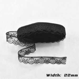 (5yards/roll) Black Lace Trim RibbonEyelet Lace Fabrics With 38 Types Assorted Pattern For Sewing Handmade DIY crafts