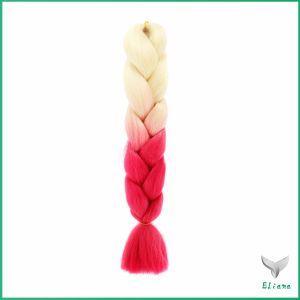 Eliana ผมเปีย ไหมถักผม สีทูโทน แอฟริกันเดรดล็อกส์   wig braids