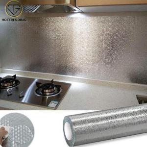 Cuộn Giấy Bạc Dán Bếp Cách Nhiệt Miếng Decal Dán Tường Nhà Bếp Chống Thấm Bền Đẹp Rẻ (Tường vôi tường sơn không dính nhé)