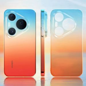 Original Ultra Thin PC Colorful Transparent Case For Huawei Pura 90 Pro Max Pura 80 70 Pro Hard HD Clear Armor Gradient Cover