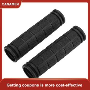 【CANAMEK 】 1 Pair Bicycle Mountain Bike Cycling Handlebar Anti-Slip Soft Rubber Hand Grips
