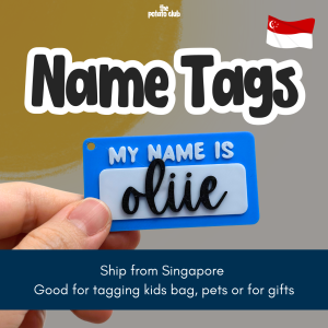 [SG🇸🇬] Custom Name Tags. Pets | Kids School | Couple | Christmas | Birthday
