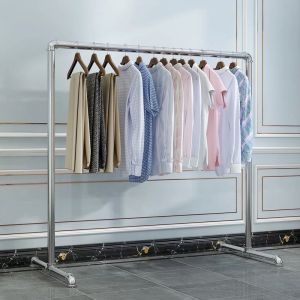 300CM Jemuran Baju Tabung Baja Jemuran Baju Basah Kuat Jemuran Baju Besi Stainless Jemuran Pakaian