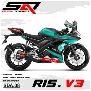 Stiker Custom Full Body R15 V3 - Dekal Sticker Variasi Motor R15 V3 Premium Racing SDA.08