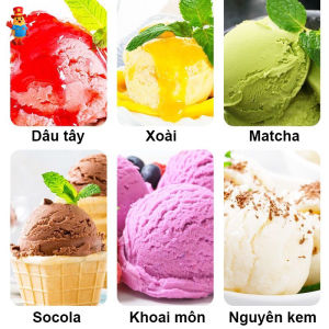 [Loại Thượng Hạng] Bột làm kem tại nhà không cần máy Tự làm kem tại nhà dễ dàng - gói 100g