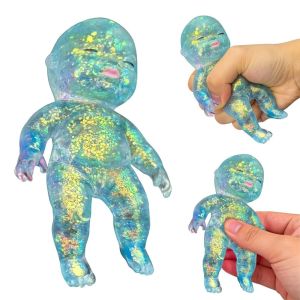 LUXERY Soft Sugar Baby Squeeze Cute Glitter Slow Rising Toy  Stress Relief Squeeze Toy for Desk Decor