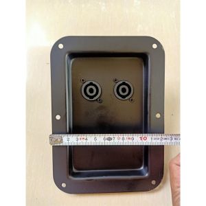 TM6 Professional Speaker Back Plate Speaker Terminal Wiring Panel Speaker Junction Box Metal