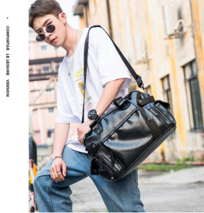 Túi Xách du lịch OK Travel Sammons Black hàng cao cấp
