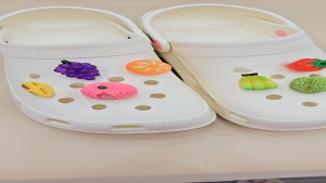 Charm gắn dép cross A85 sticker gắn dép sục mẫu trái cây