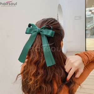กิ๊บโบว์ติดผม เครื่องประดับแฟชั่น กิ๊บโบว์ติดผมสไตล์เกาหลี โบว์ โบว์ติดผม โบว์แฟชั่น โบว์นักเรียน โบว์ริบบิ้น กิ๊บโบว์ โบว์ทรงยาว