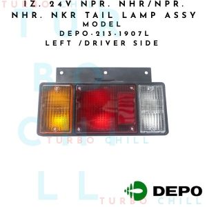 IZ. 24V NPR. NHR/NPR. NHR. NKR TAIL LAMP ASSY DEPO-213-1907L LEFT / DRIVER SIDE