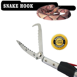 Yomyray 150cm Extendable Snake Tong Reptile Grabber Rattle Snake Catcher Wide Jaw Handling Tool with Lock and Comfortable Grip(Include Bag) - Lazada