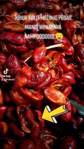 JF Milenial Kriuk Kulit Melinjo Pedas Manis 250gr