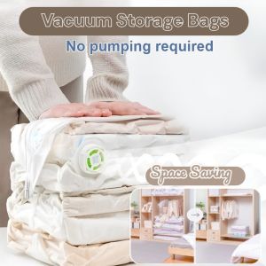 Vacuum Storage Bag Quick Air Seal Vacuum Storage Bag Compression Sealed Three Seconds To Compress Travel Clothes Storage Bag