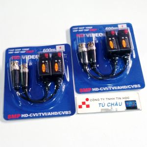 Video Balun Camera Full HD 8Mp / Loại khóa gài (Chuẩn AHD/HD - CVI/TVI / CVBS) / Giá bán theo Bộ