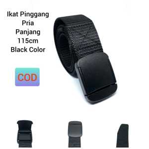 Ikat Pinggang Pria Ban Pinggang Anti Detector Bahan Katun Polyster Murah