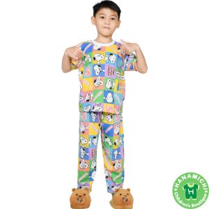 Kiminori OPY.CP Setelan Baju Anak Lengan Pendek