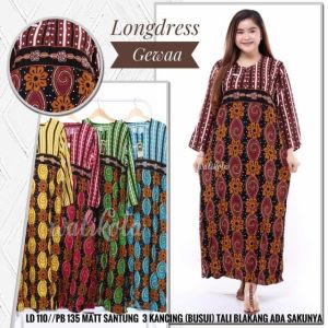 grosir home dres Longdres Batik kain rayon harga promo untuk ibu hamil dan menyusui harga murah