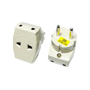 1 Unit Steker T Multi B Dexicon Colokan T Multi 3 Lubang Kuningan Stop Kontak Kaki 3 Stopkontak T