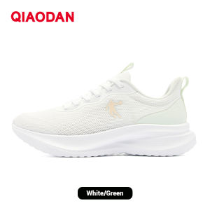 Qiaodan Women Running Shoes Breathable Mesh Lightweight Shock-Absorbing Soft Sole QXB022252221R