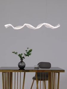 IGDL Modern dining lights dining light pendant light wave unique design luxury high-end starry sky hanging light fixtures for dining table bar counter kitchen island