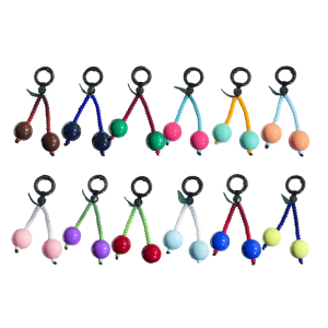 Cherry Bag Pendant Colorful Bead Accessory Plastic Texture for Fashionable Women Seeking Unique Touch on Everyday Item