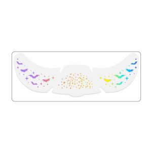 ERYRG Waterproof Halloween Makeup Stickers Body Art Long Lasting Freckle Tatto Stickers Heart Cartoon Bloodstain Blush Stickers Adults Children Use