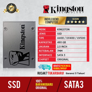 Kingston A400 SSD 480GB SATA3 2.5inch Internal Solid State Drive For Desktop laptop
