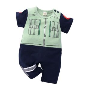 Akatsuki Itachi Costume For Baby Boy Romper Cosplay Costume Infant Uzumaki Hatake Kakashi Jumpsuit Cute Onesie
