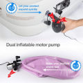 Electric Air Pump Quick Inflation and Deflation for Pools, Air Bed, and Other Inflatables. 
