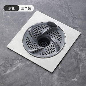 【Fast Drainage 】Drainer Spinning Sewer Cover/Bathroom Shower Kitchen Drain Cover Anti Odor Hair Catcher Bathroom Hair Catcher Mesh Cover Drain Filter