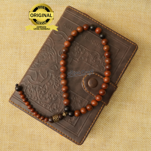 BLACK BROWN KOKKA 33 - Tasbih Kayu Kaukah Kokah Koka Kokka Asli Original 33 Butir Cantik Mewah Terbaru